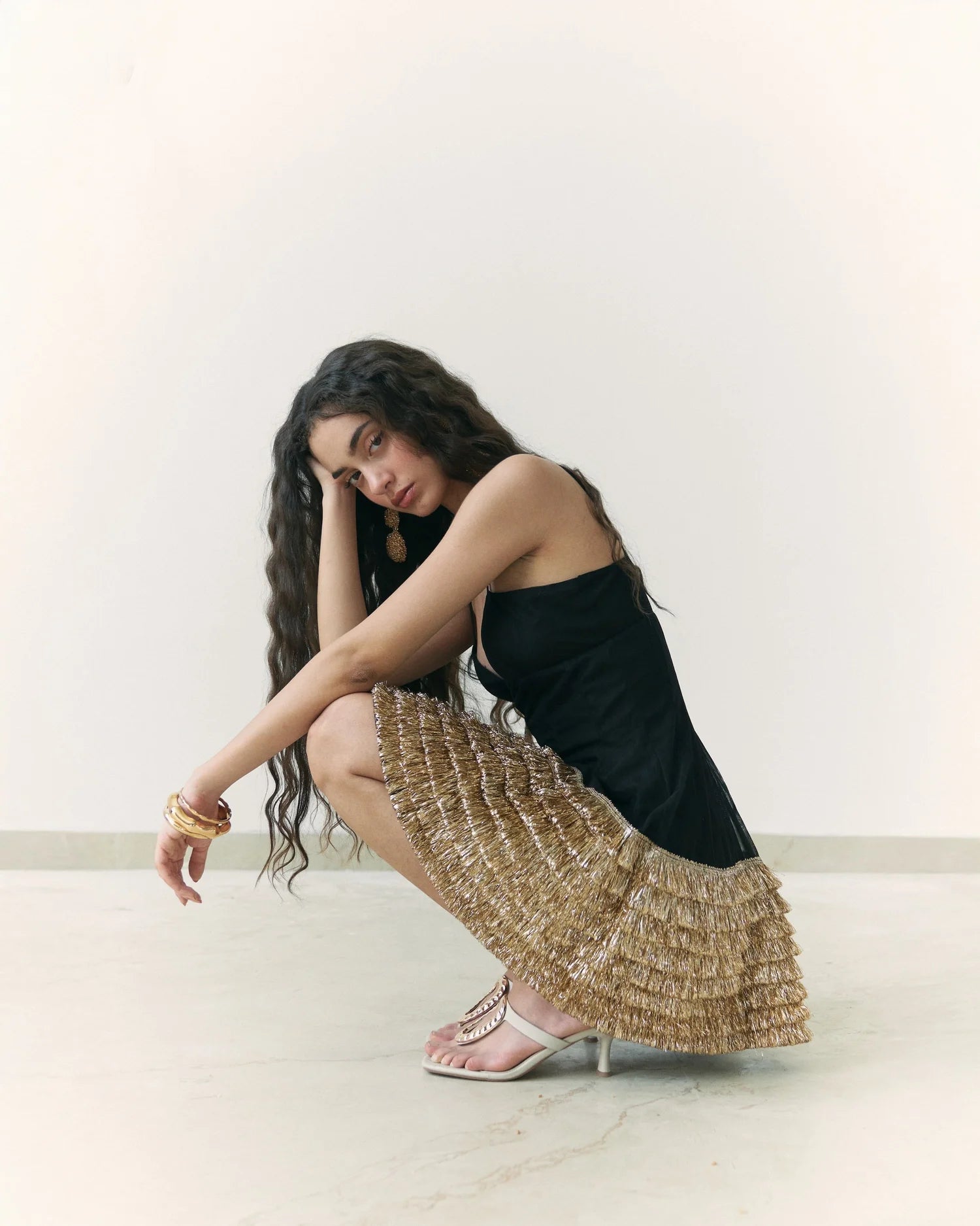 Black Kiran Mini Dress