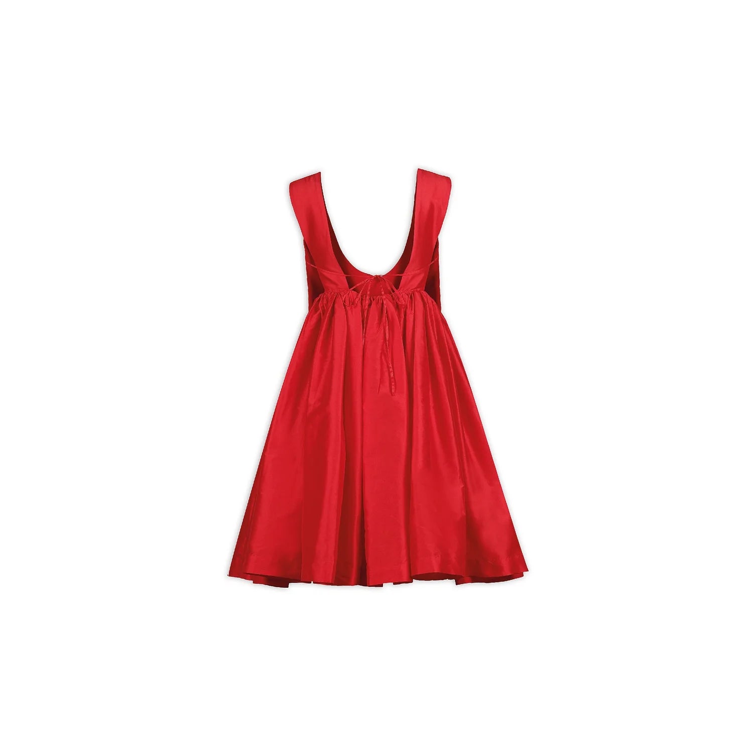 Red Taffeta Dress