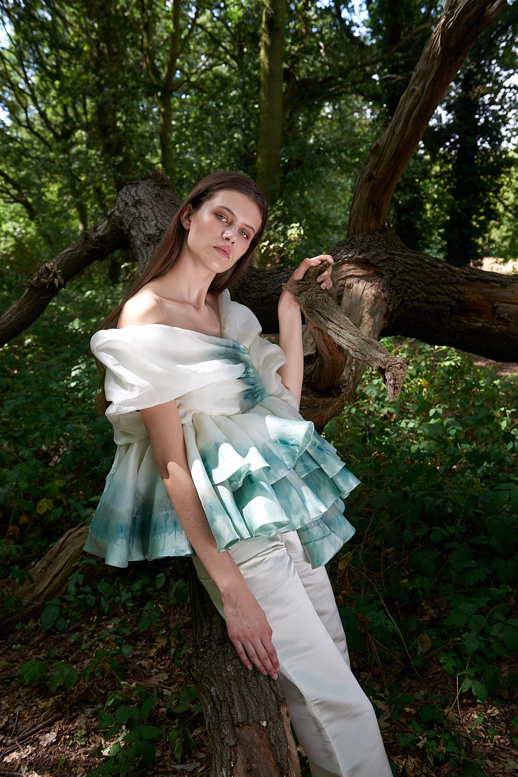 Hand Dyed Silk Top