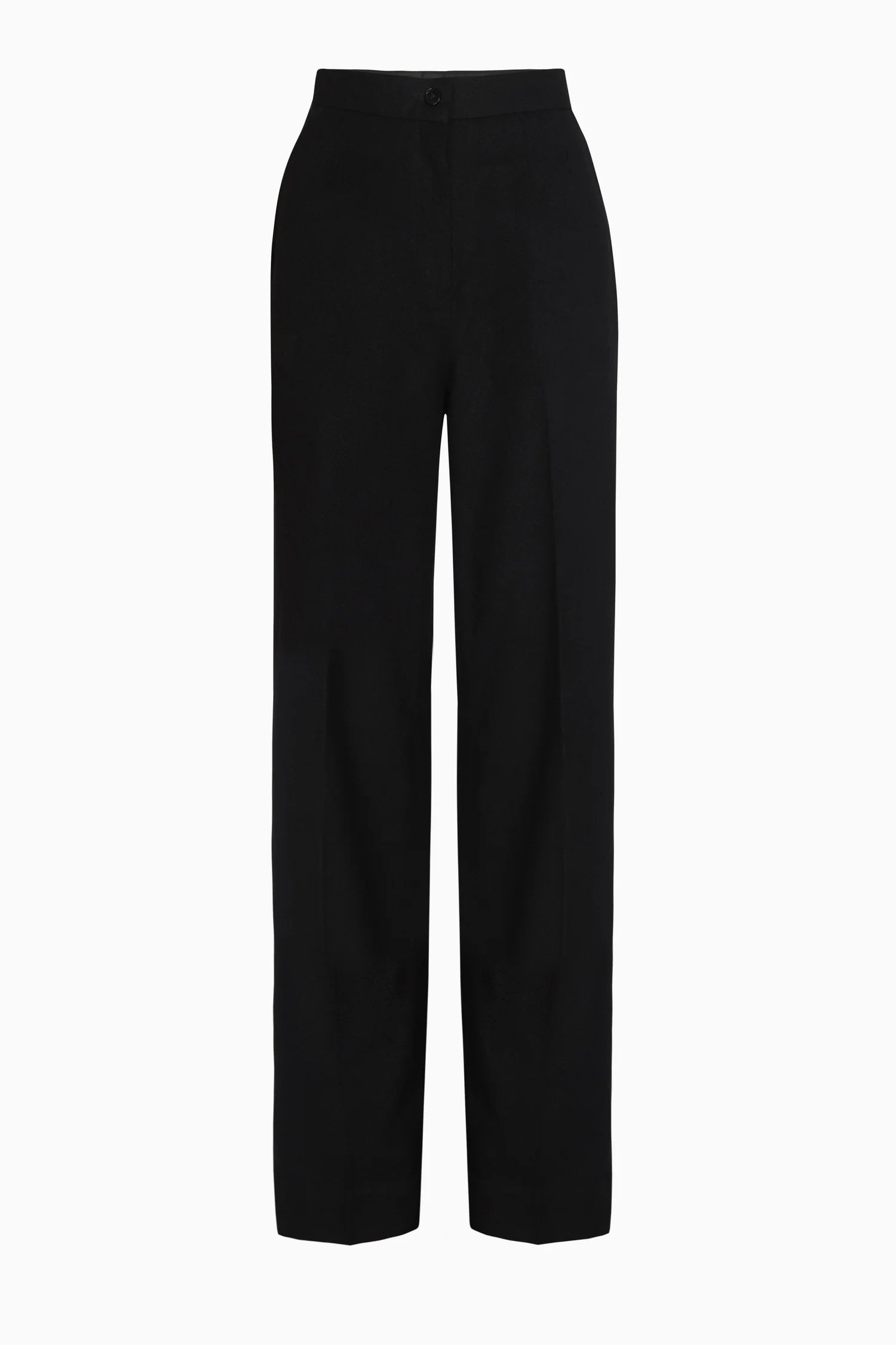 Wool Blend Twill Trousers