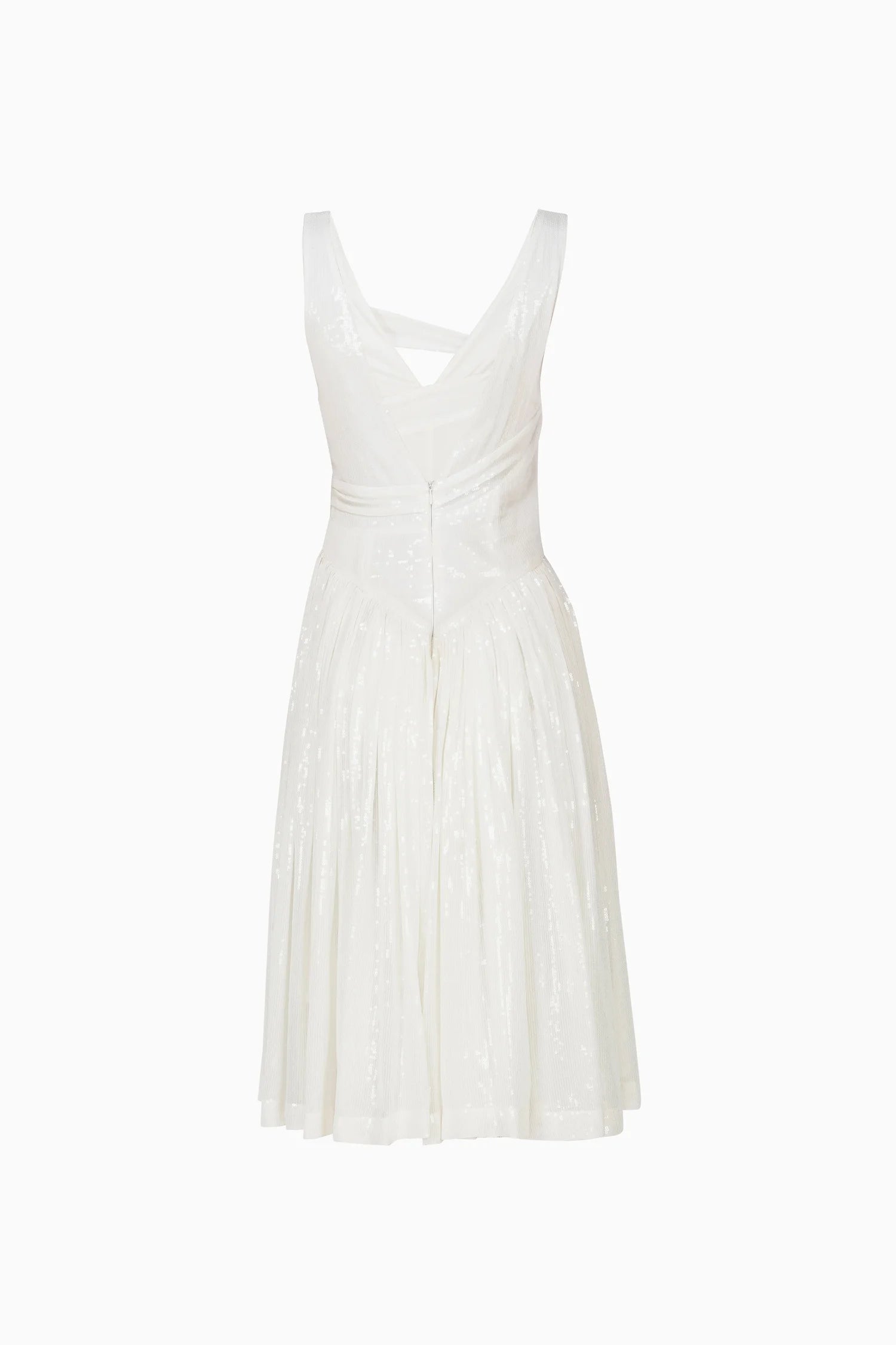 White Sequin Dress