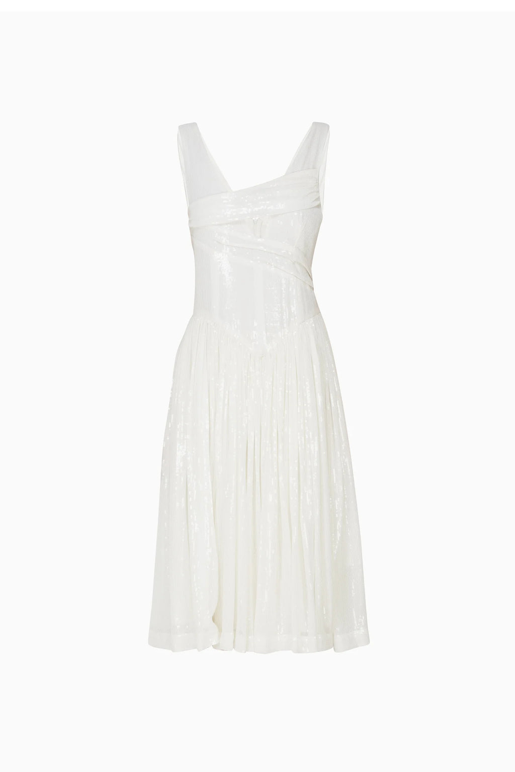 White Sequin Dress