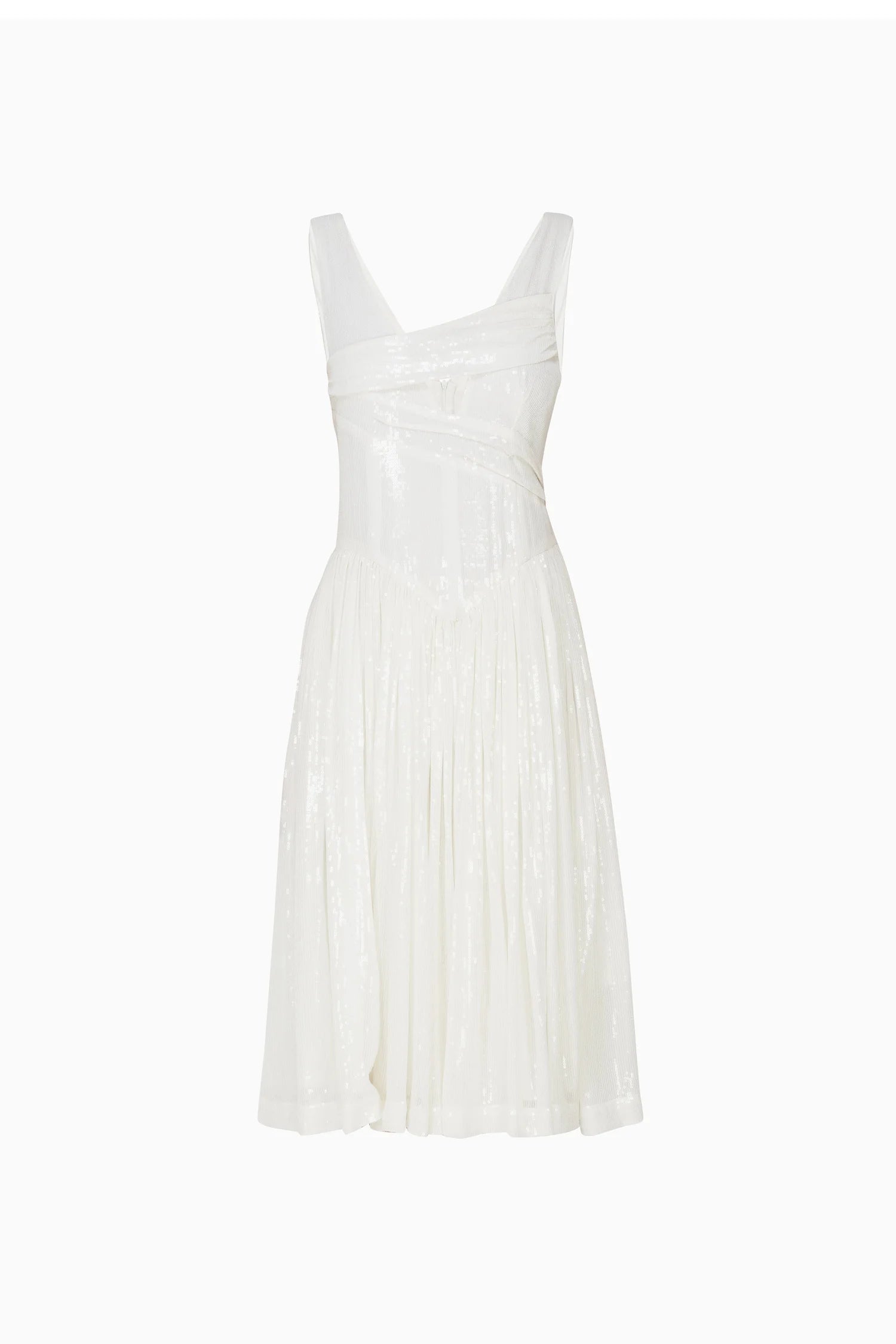 White Sequin Dress