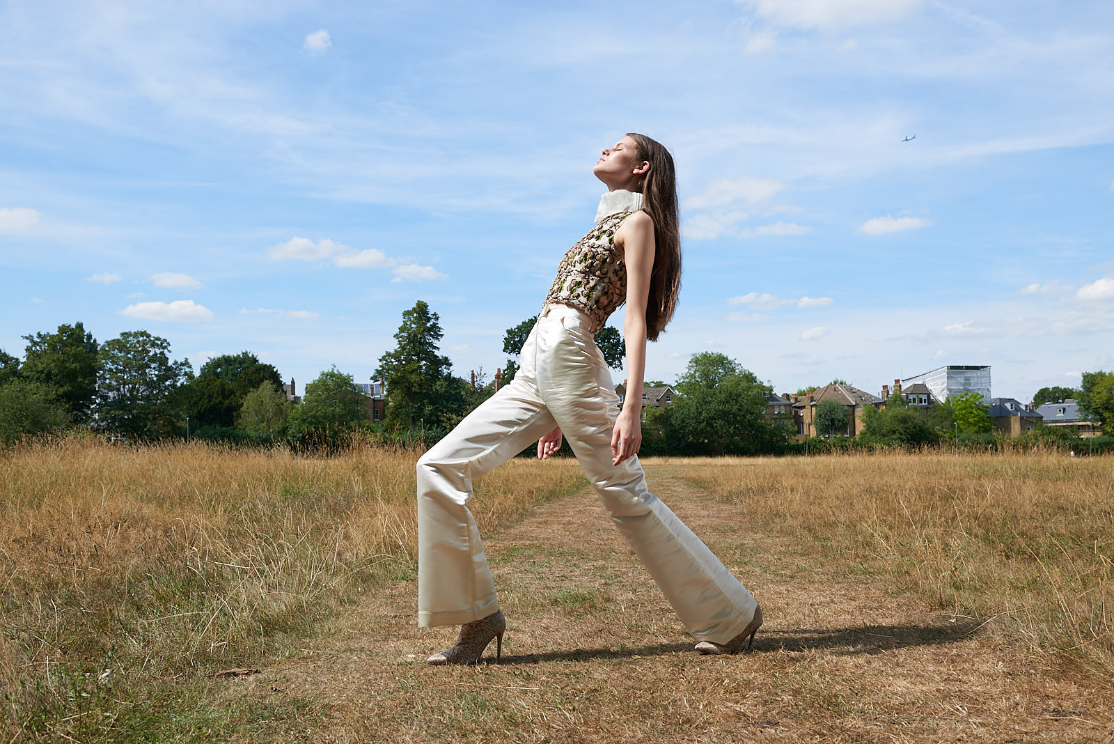 Hand Embroidered Silk Top