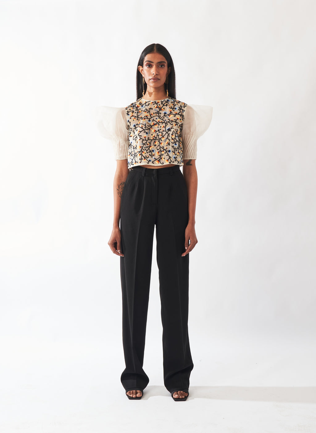 Viscose Slit Trousers