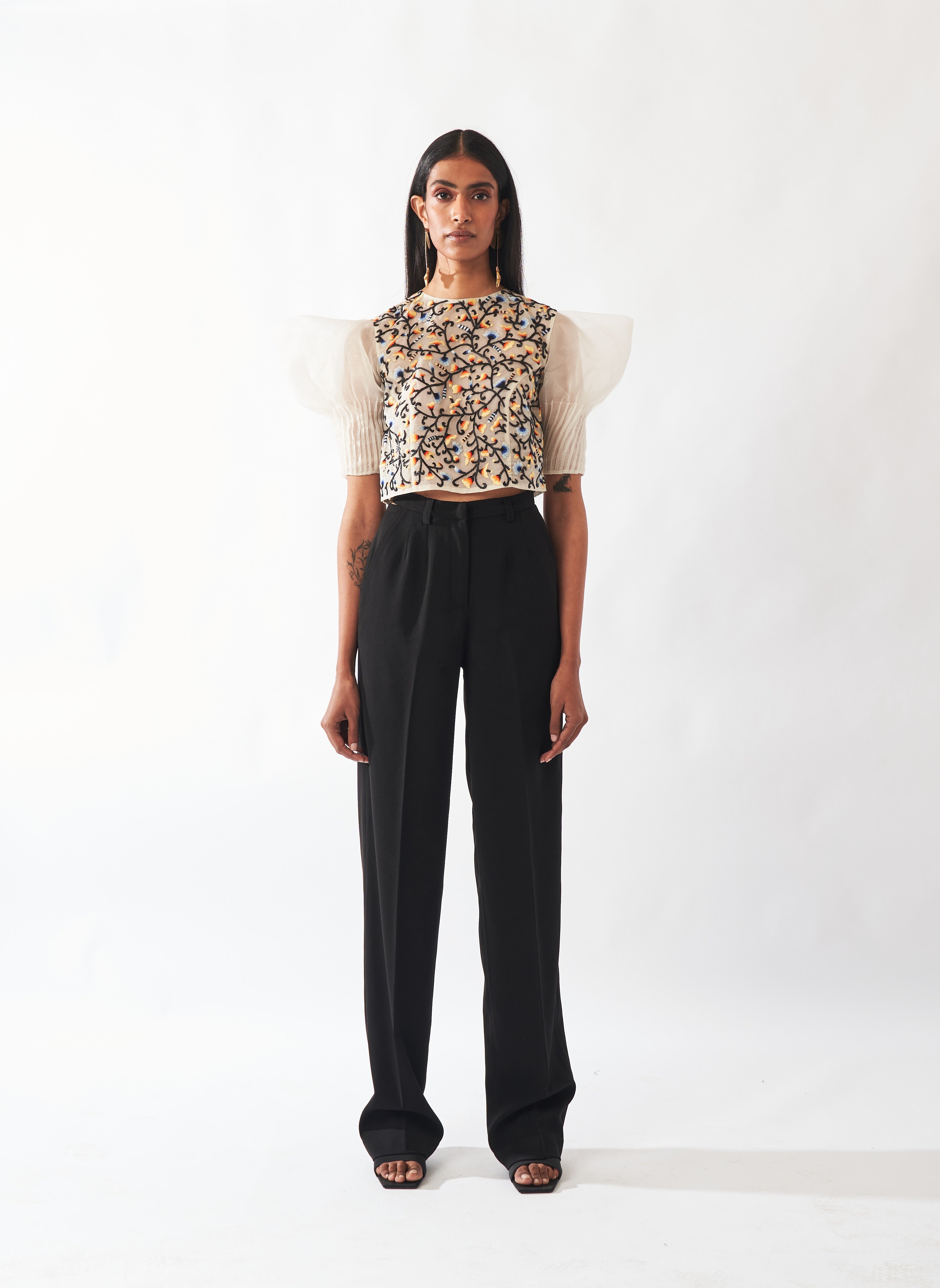 Viscose Slit Trousers