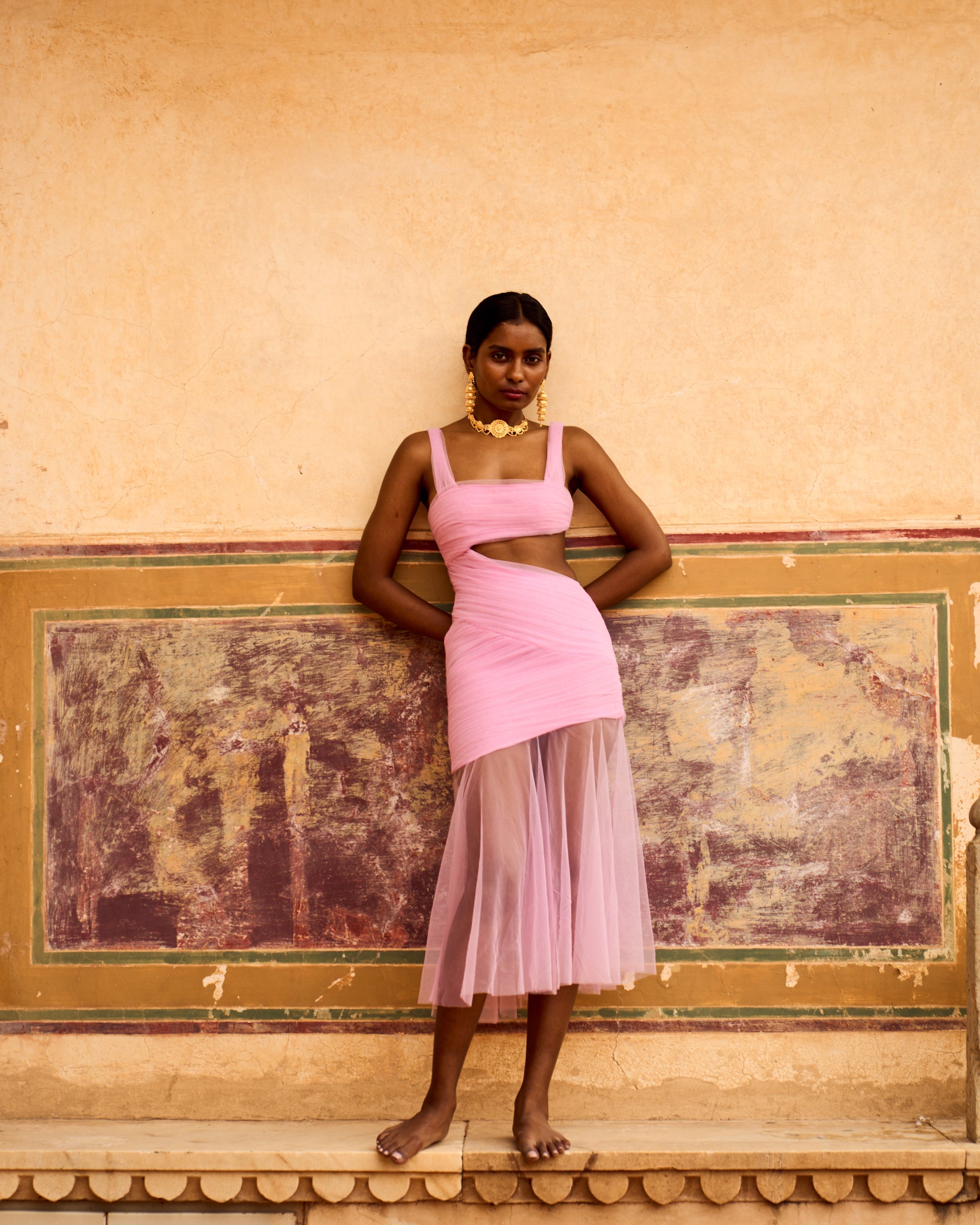 Pink Tulle Dress