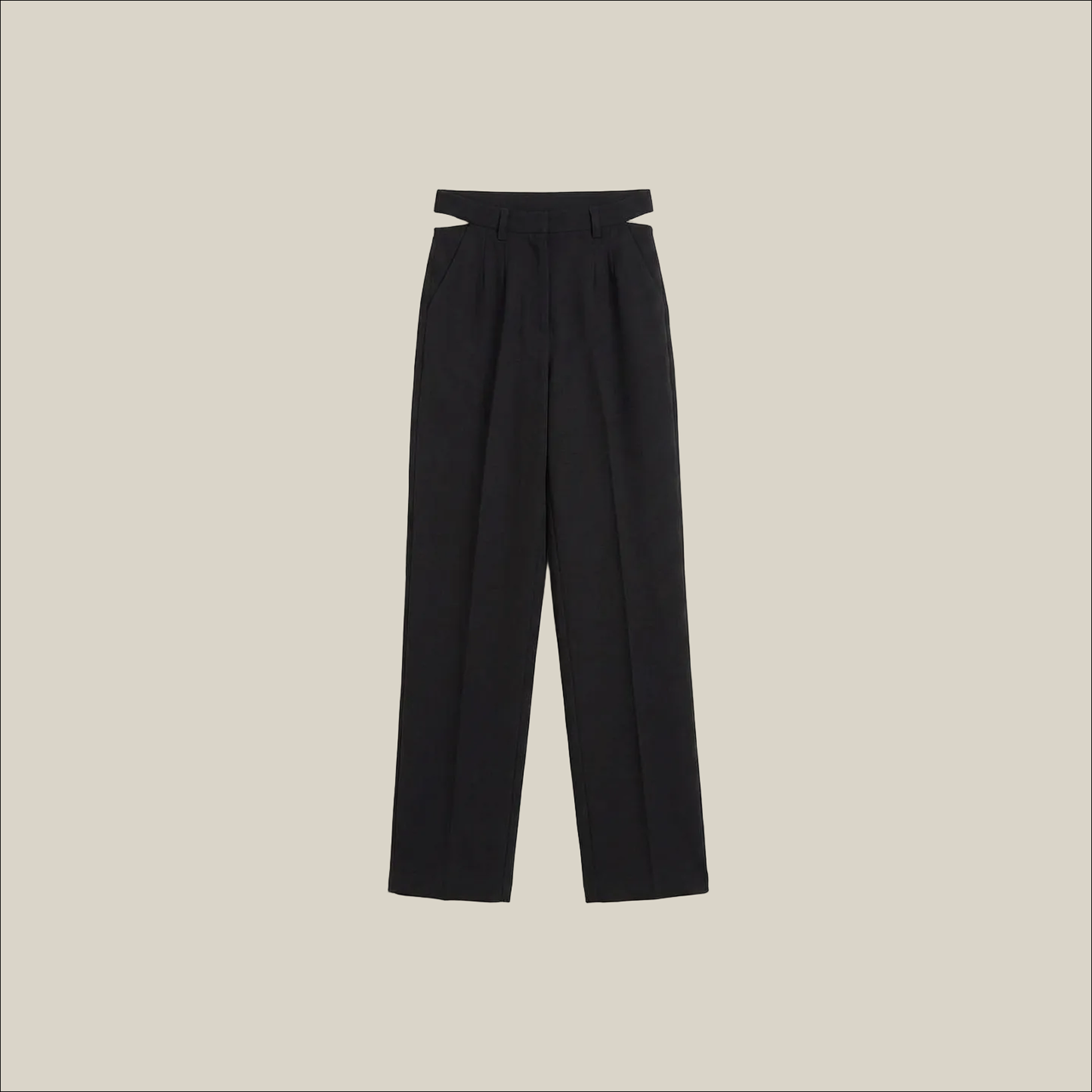 Viscose Slit Trousers