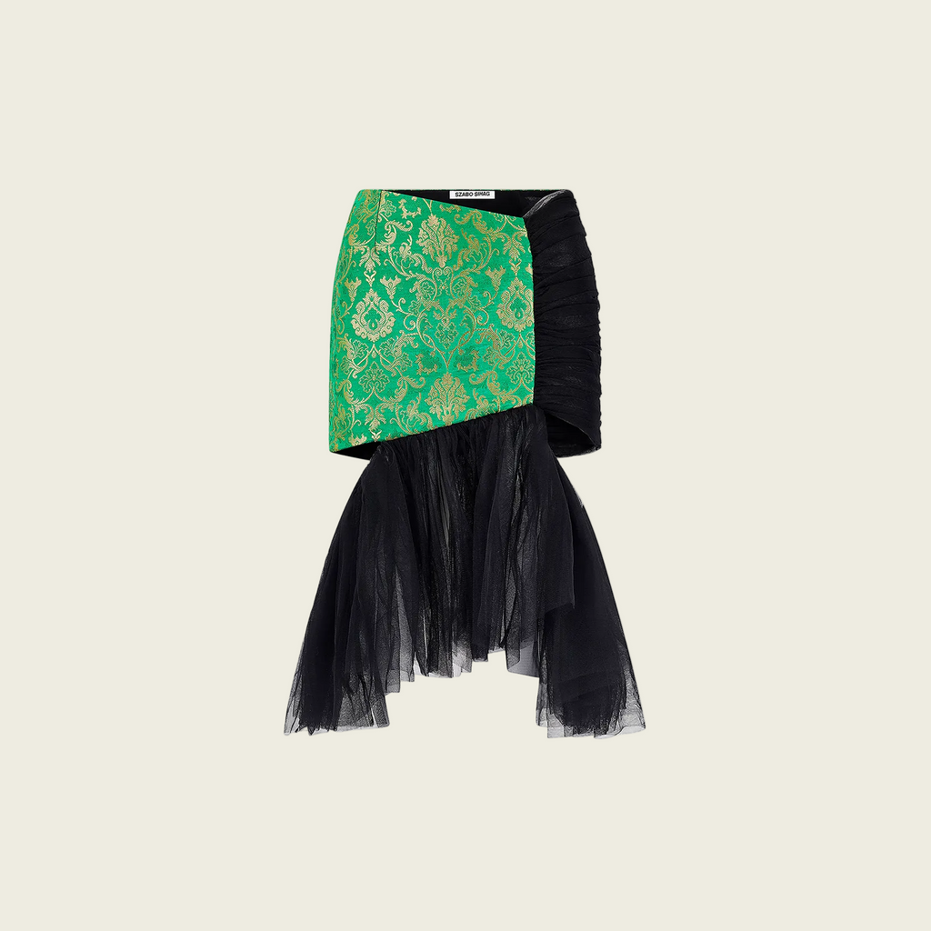 Brocade Tulle Skirt