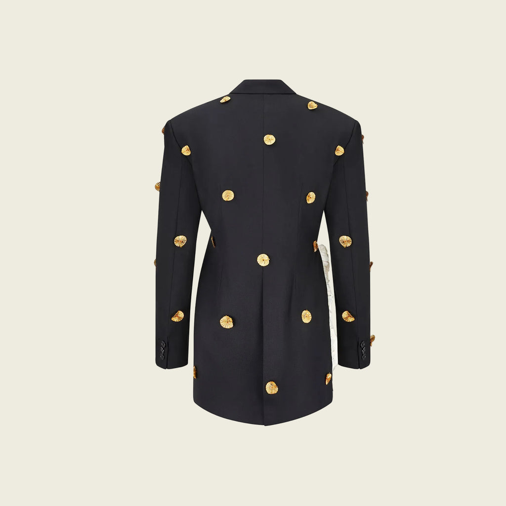 Black Wool Bjiya Blazer