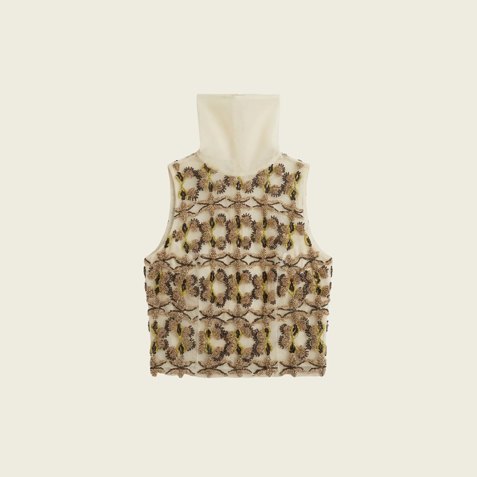 Hand Embroidered Silk Top