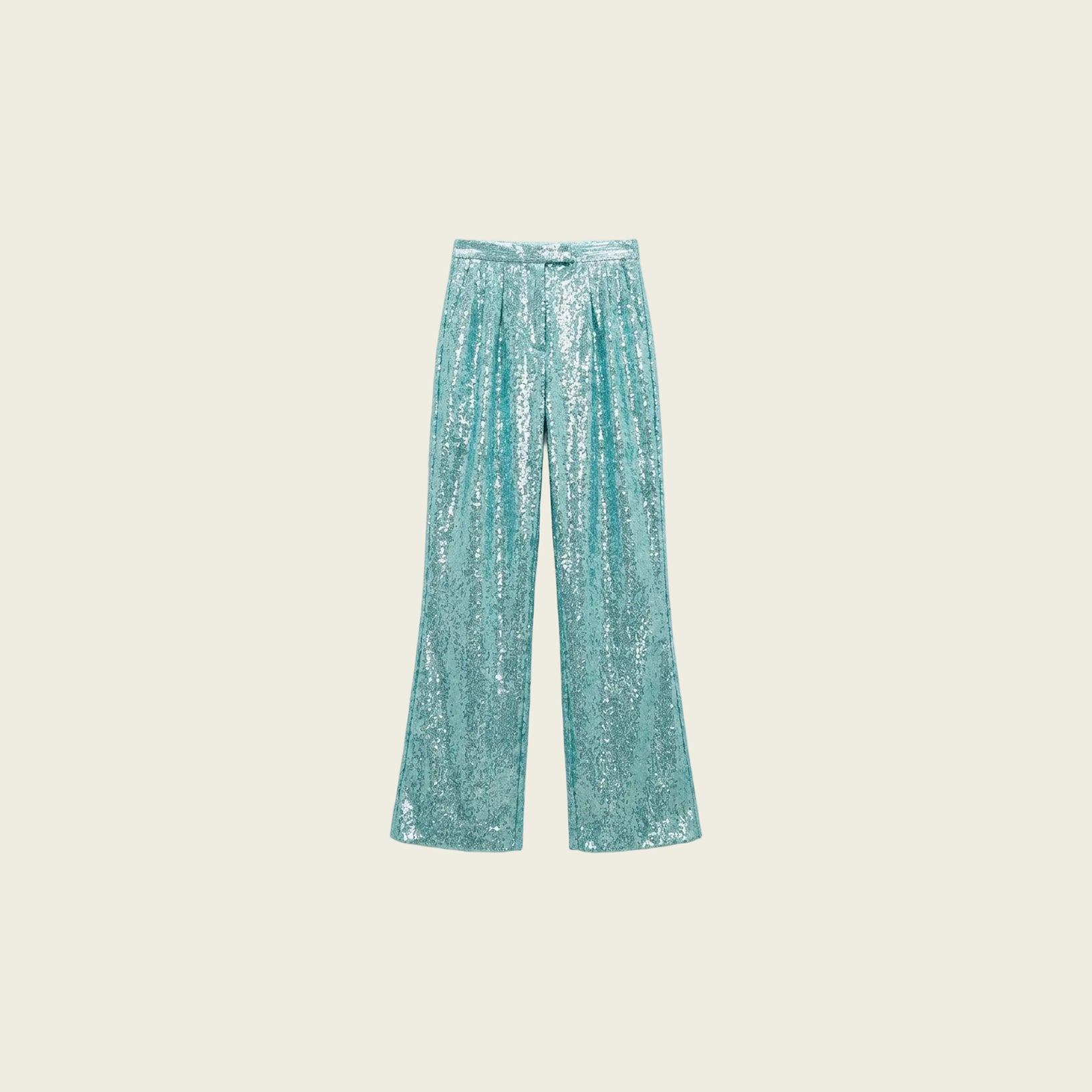 Turqoise Sequin Trousers