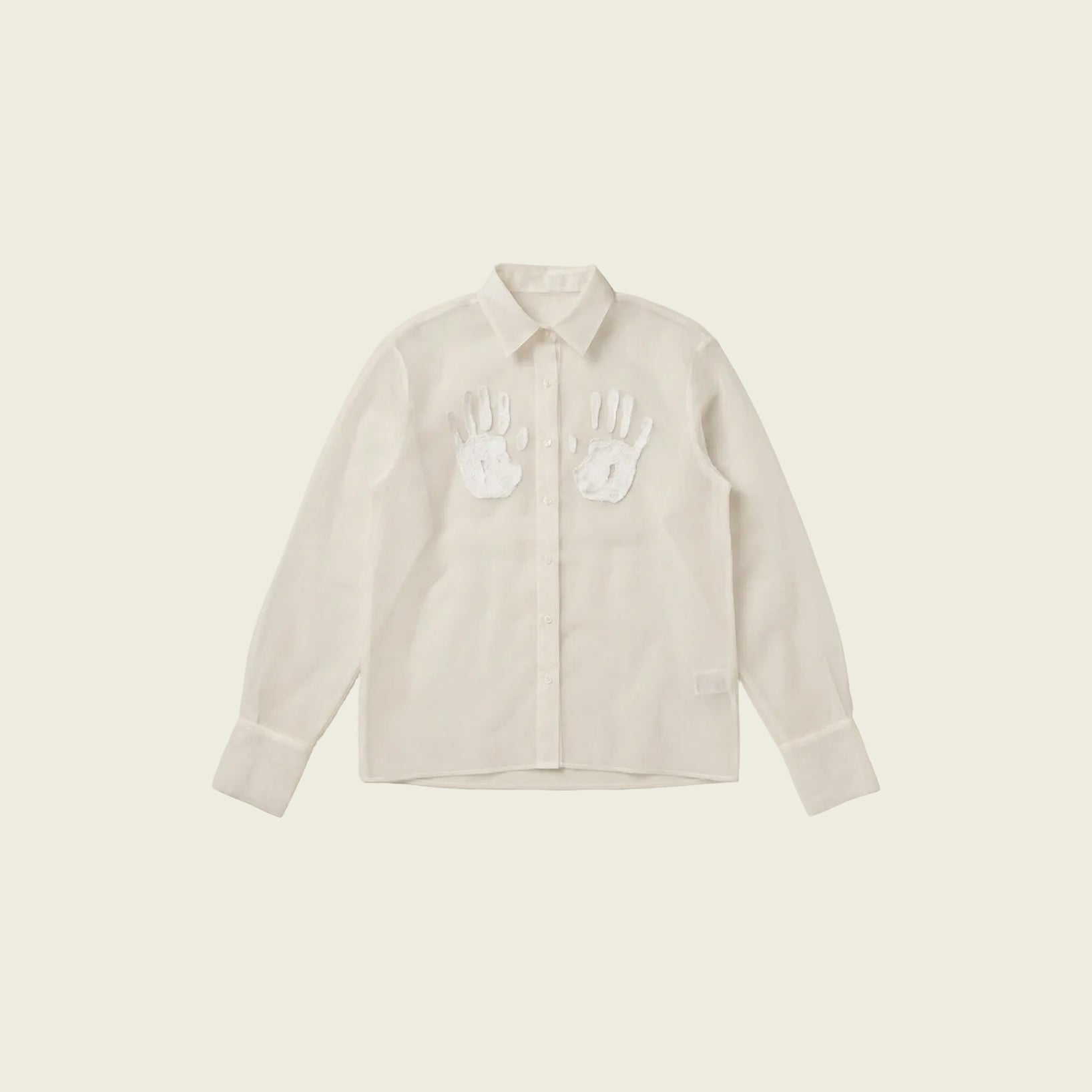 Handprint Organza Shirt