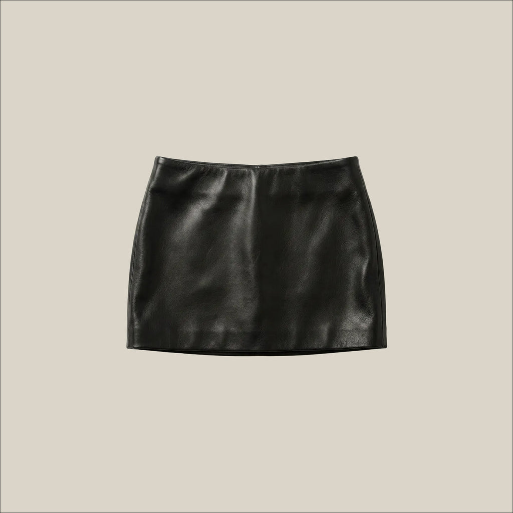 Leather Mini Skirt