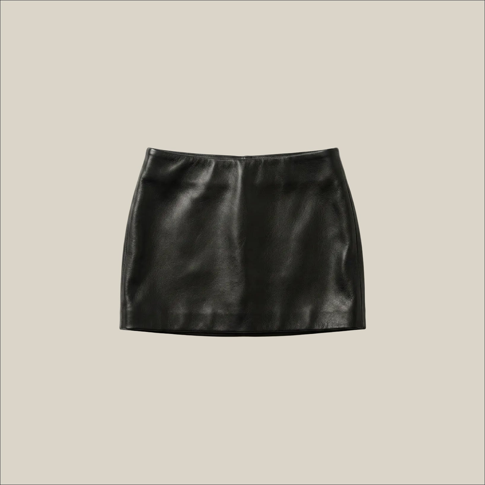 Leather Mini Skirt