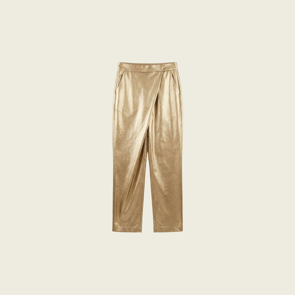Golden Overlap Trousers