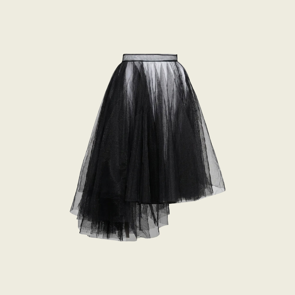 Asymmetrical Tulle Skirt