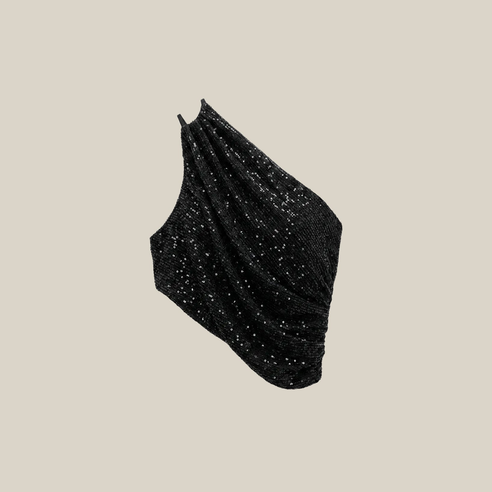 Black Sequin Top