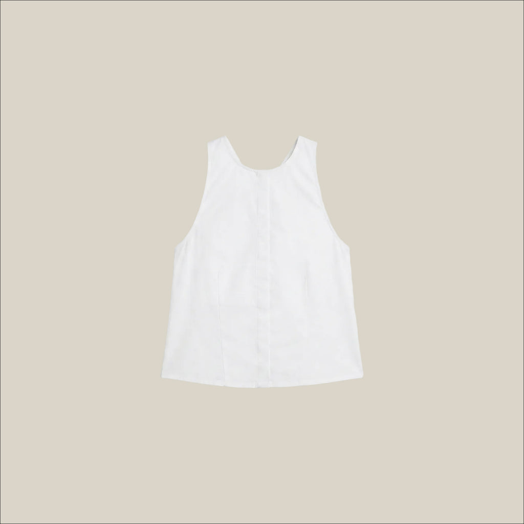 White Khadi Cotton Top