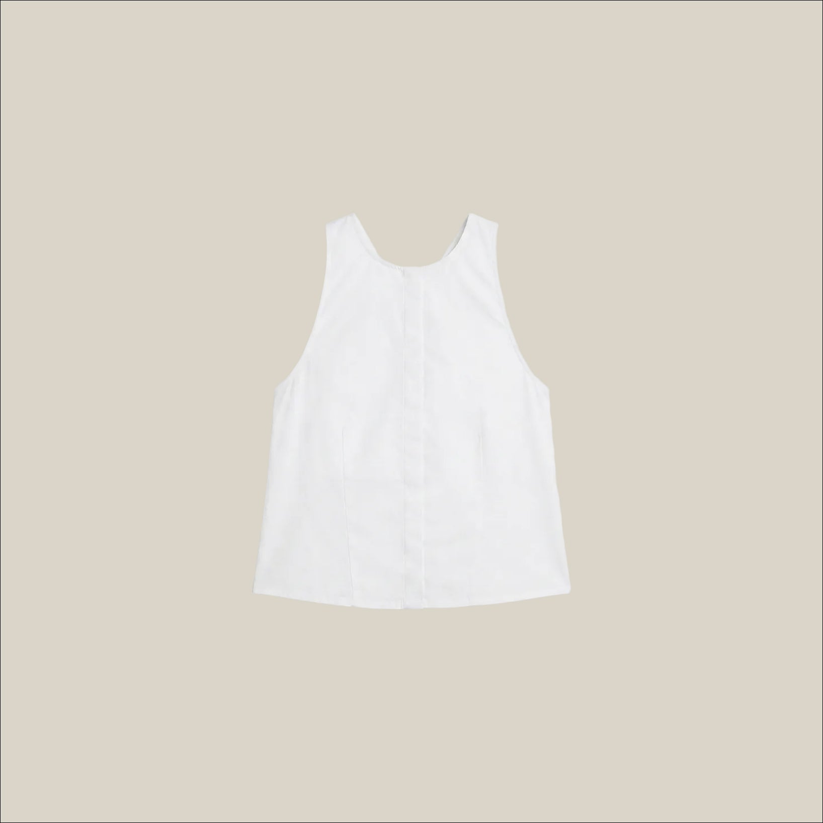White Khadi Cotton Top
