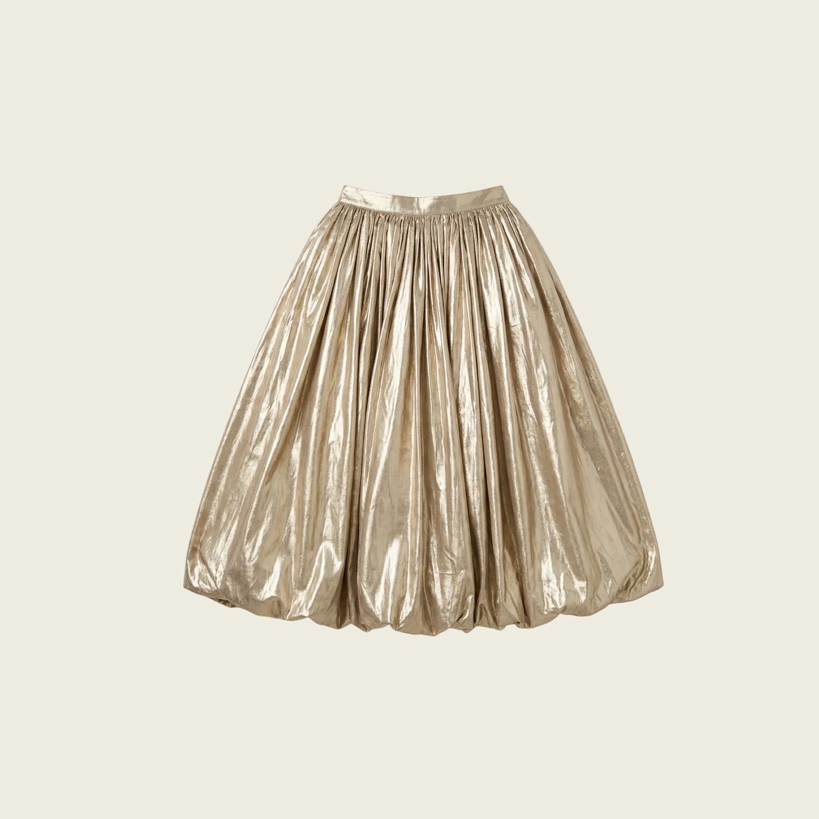 Golden Balloon Skirt