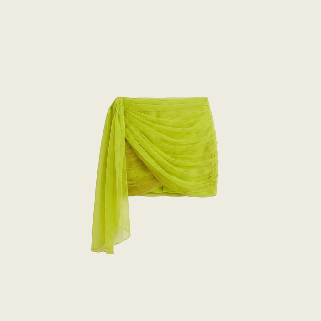 Green Tulle Skirt