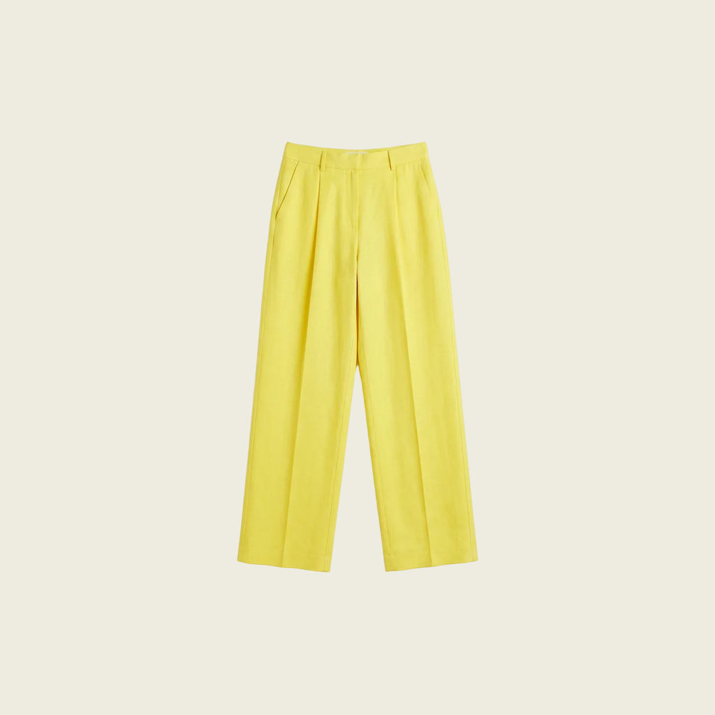 Yellow Handwoven Cotton Trousers