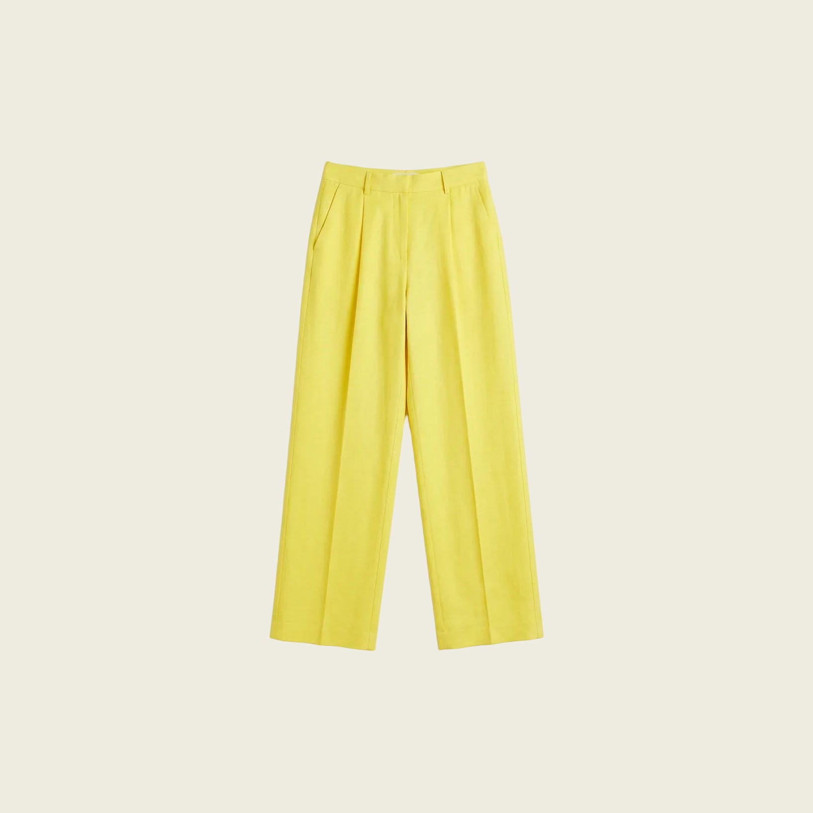 Yellow Handwoven Cotton Trousers