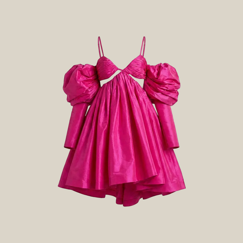 Pink Taffeta Dress