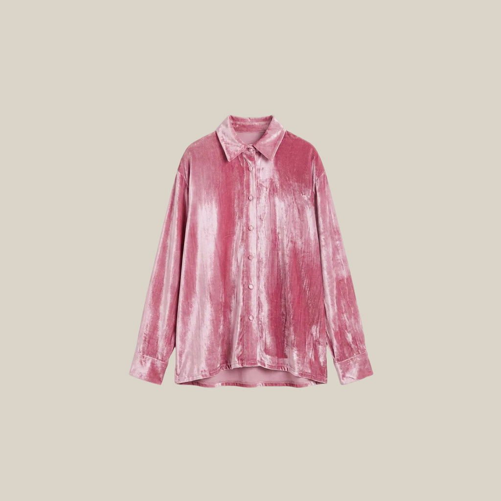 Pink Velvet Shirt