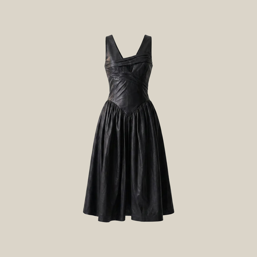 Black Leather Dress