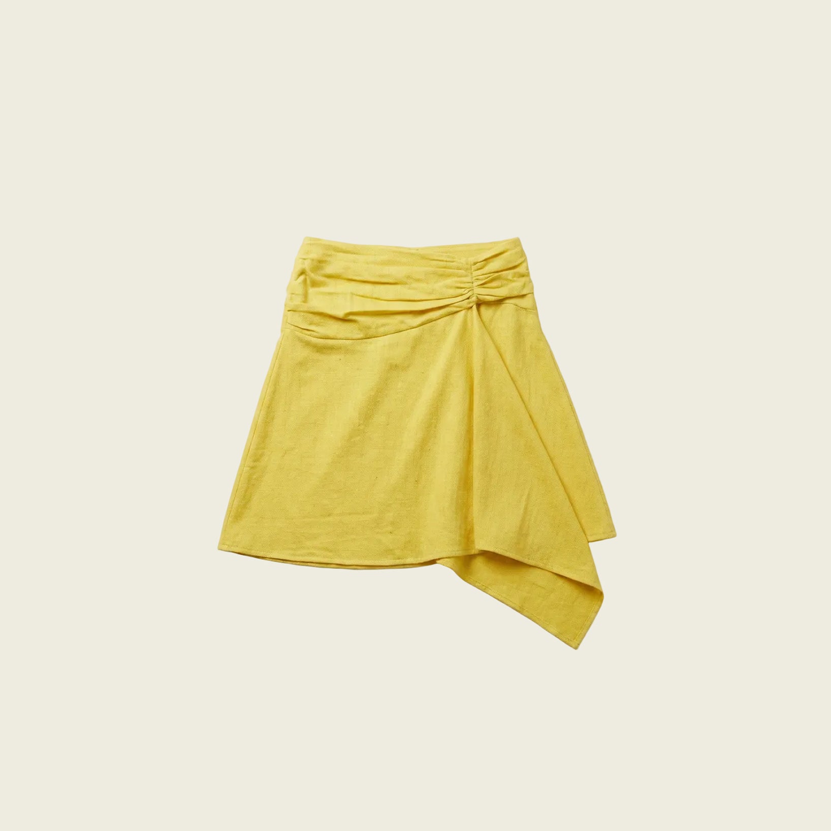 Yellow Handwoven Cotton Skirt
