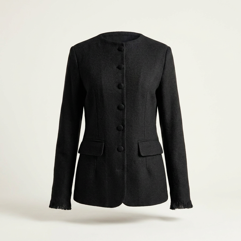 Handwoven Khadi Wool Shawl Jacket