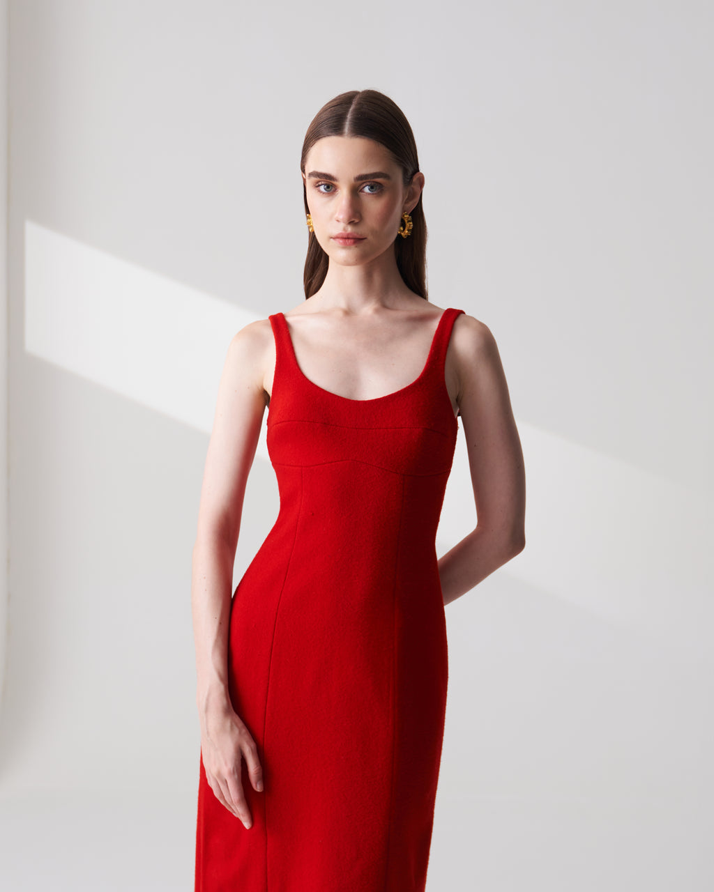 Red Wool Dress