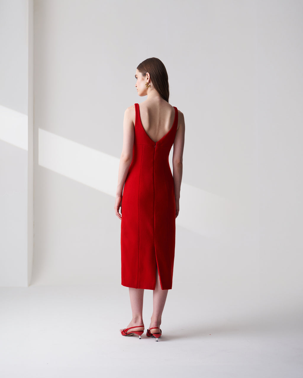 Red Wool Dress