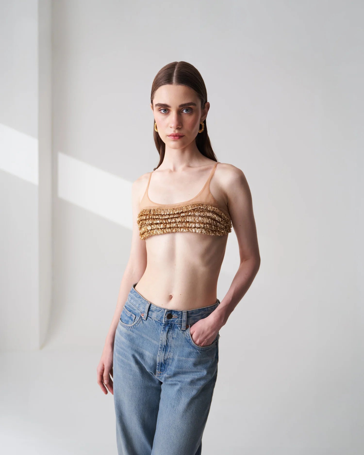 Kiran Golden Bralette