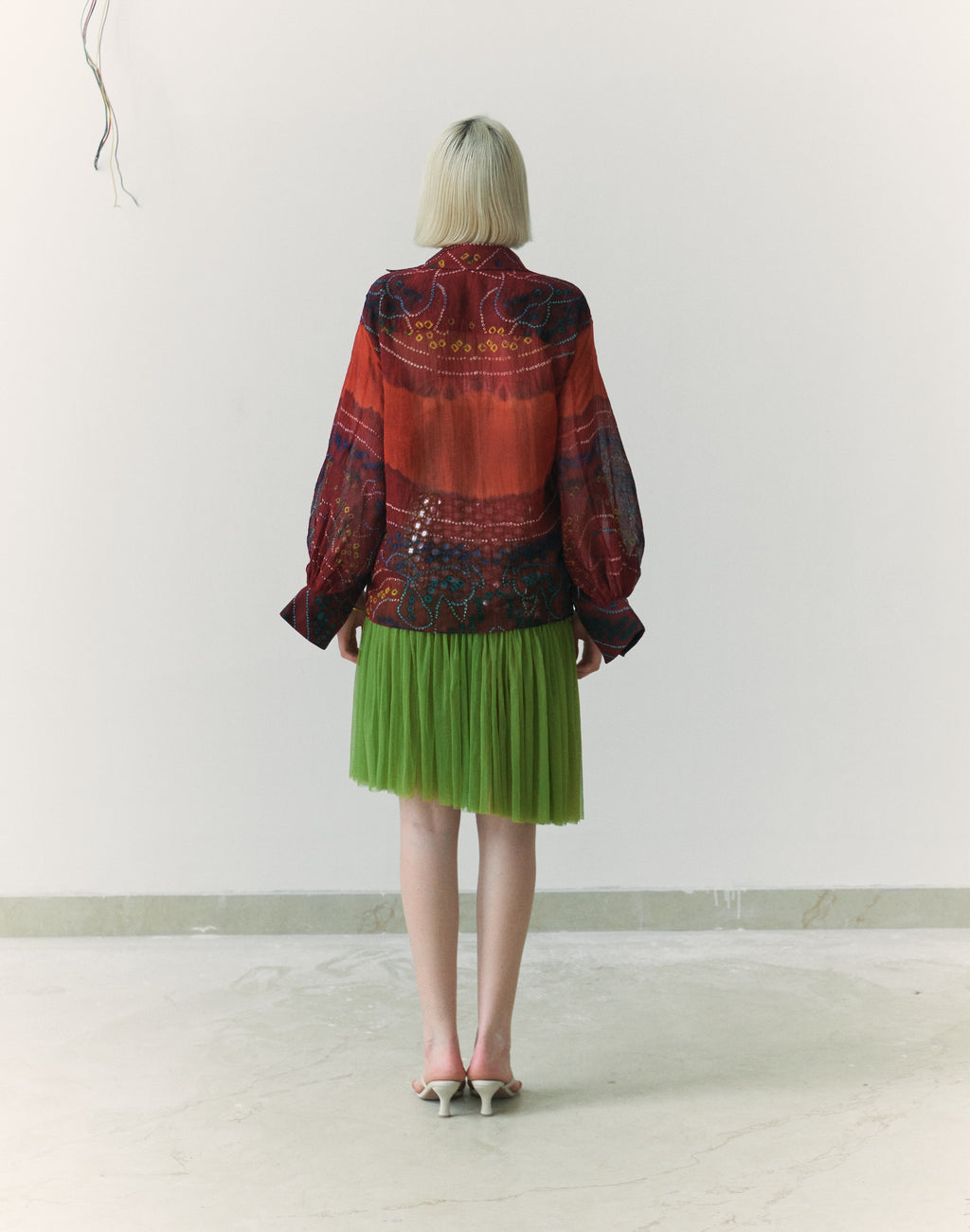 Mirror Work Mini Skirt