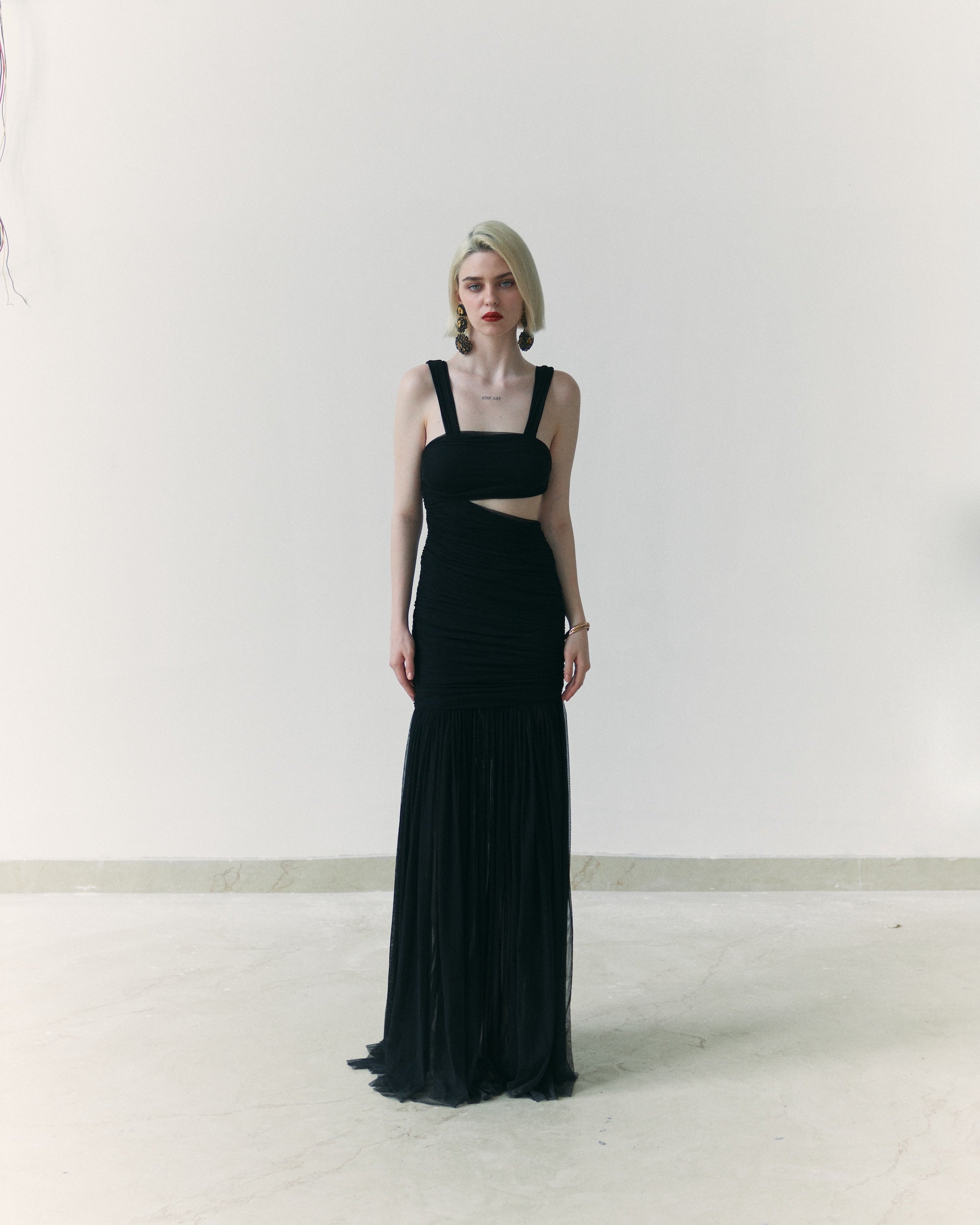 Black Cut Out Dress