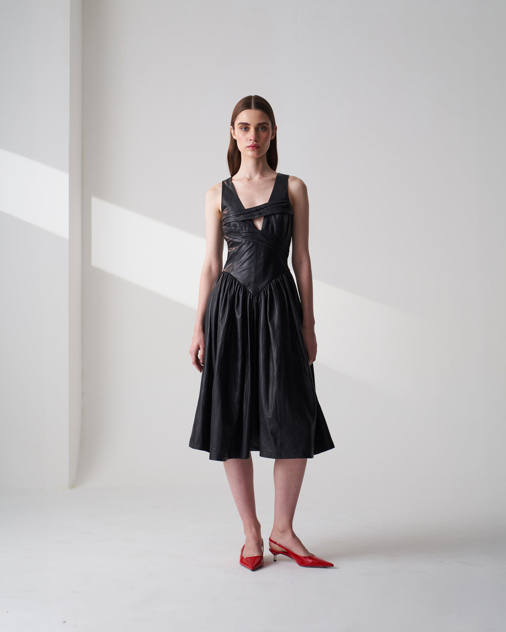 Black Leather Dress