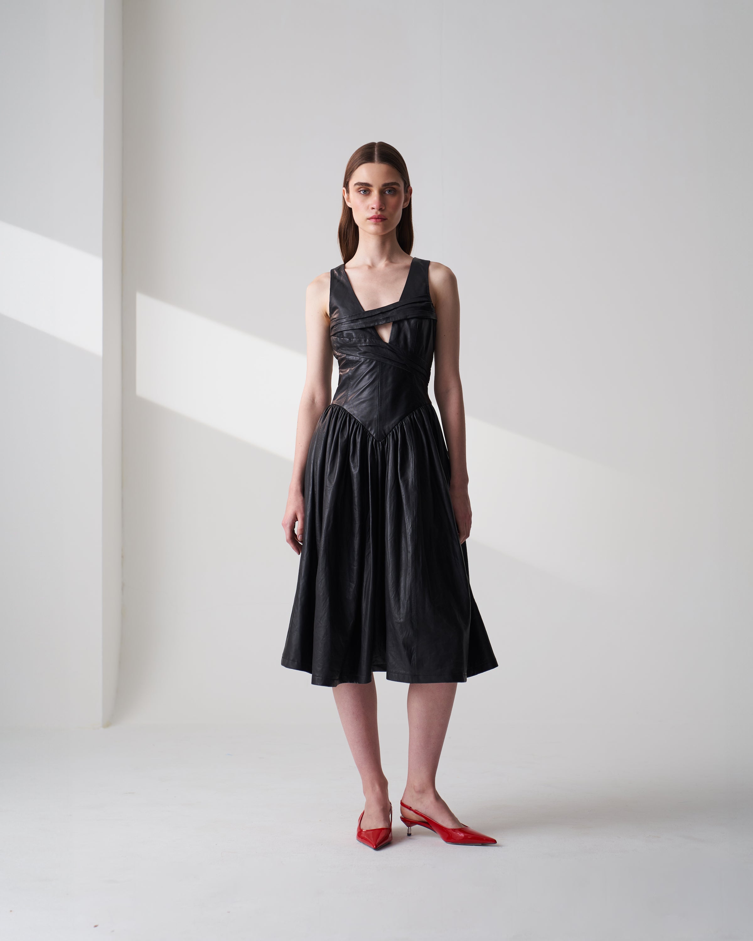 Black Leather Dress