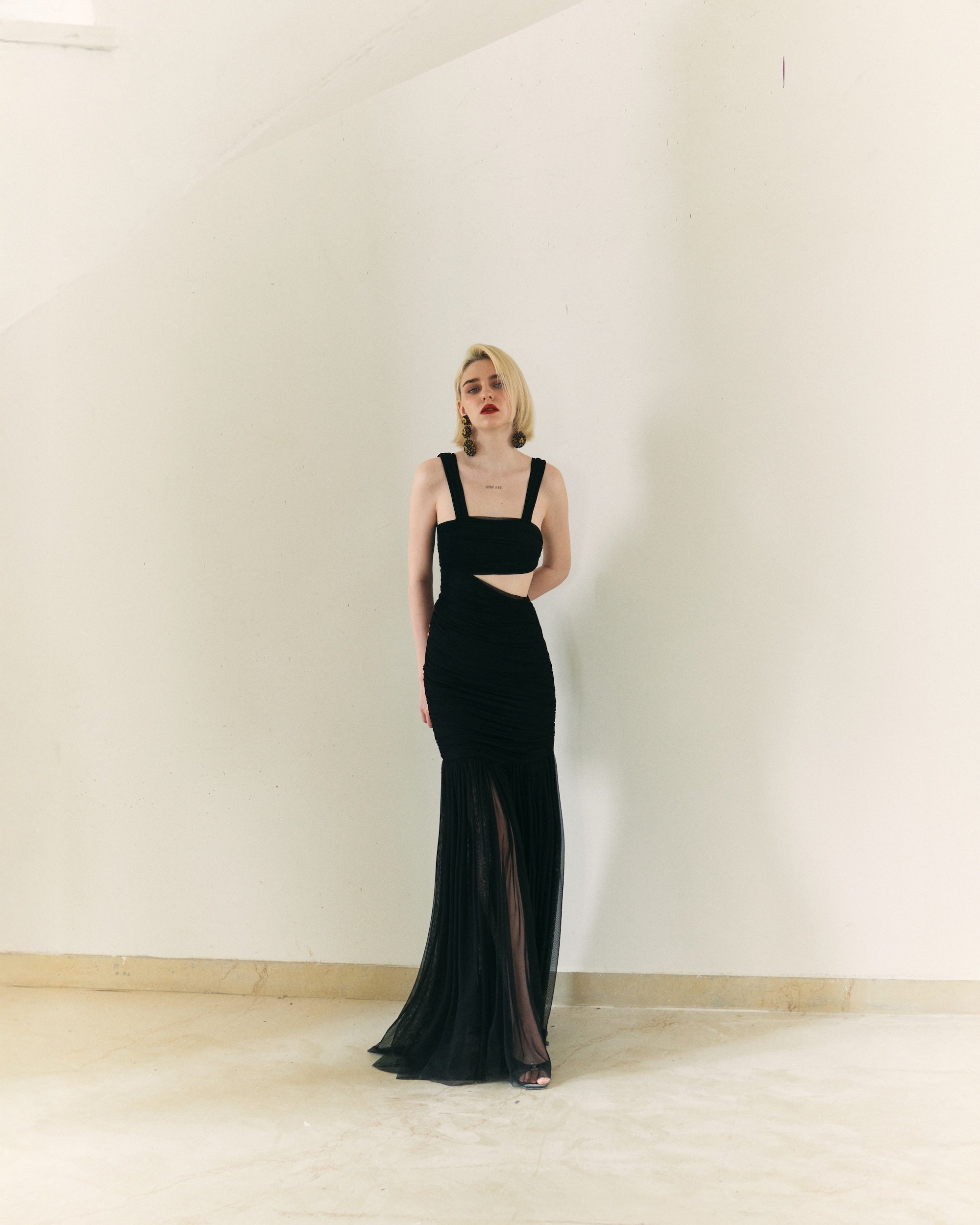 Black Cut Out Dress