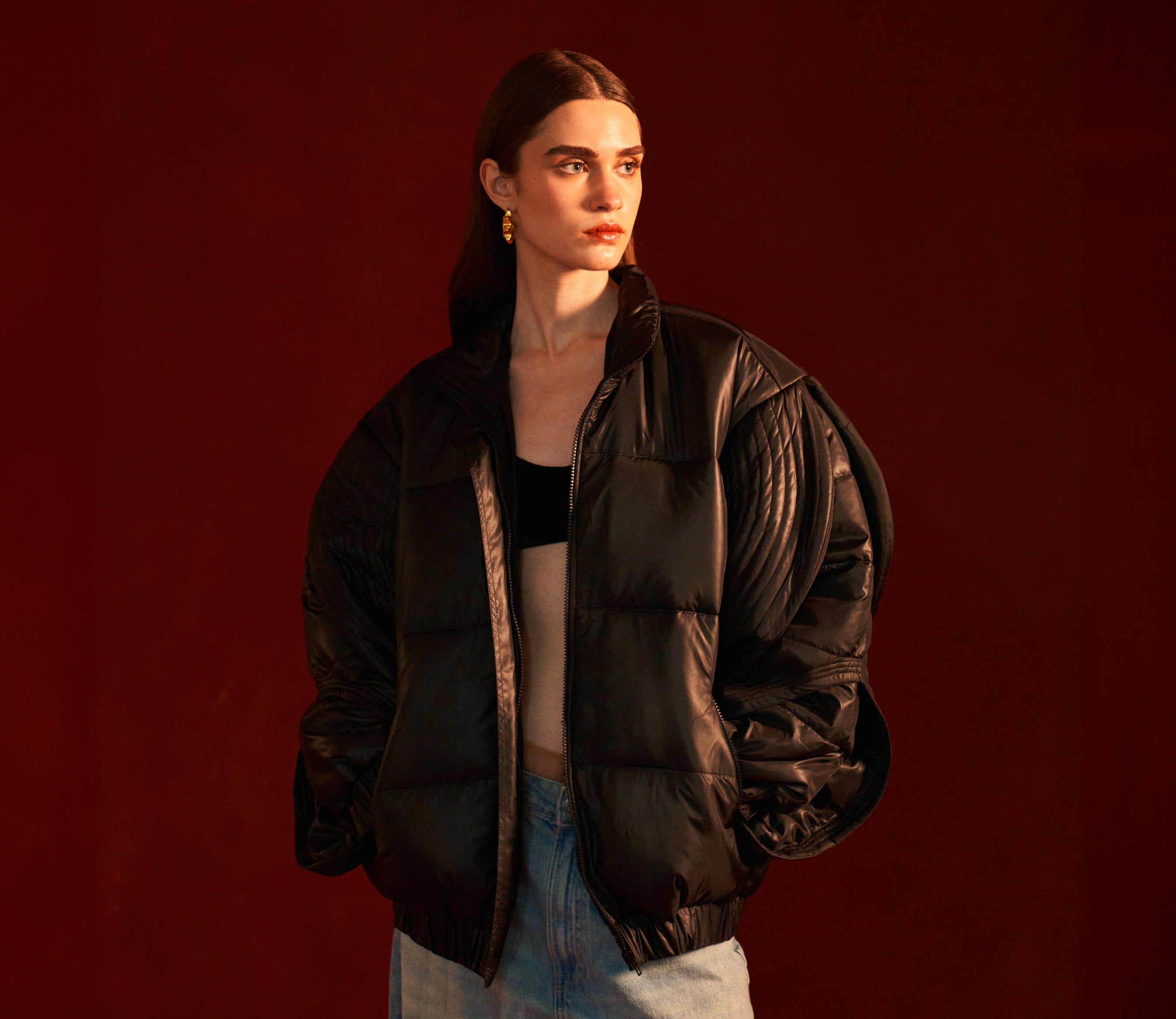 Moon Sleeve Puffer Jacket