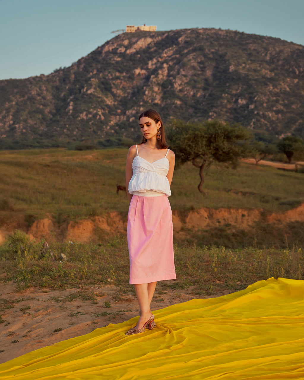 Handwowen Cotton Balloon Top