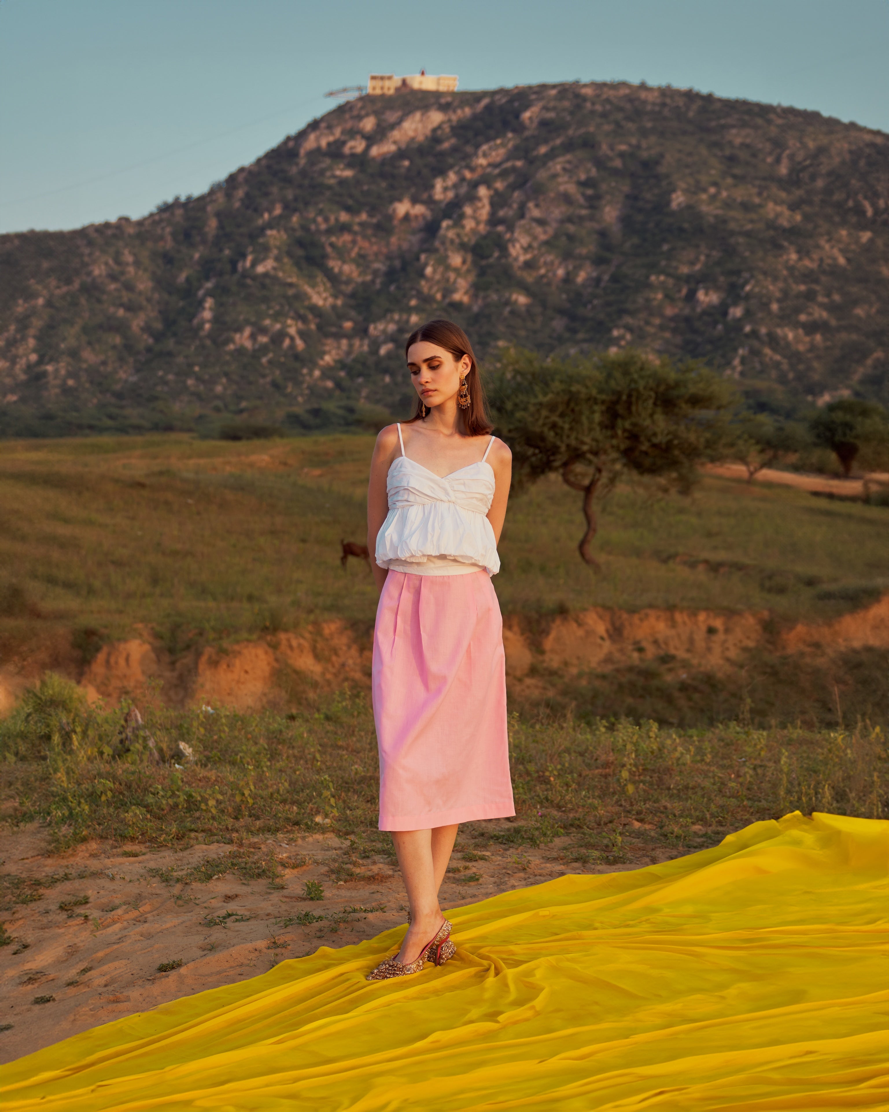 Handwowen Cotton Balloon Top