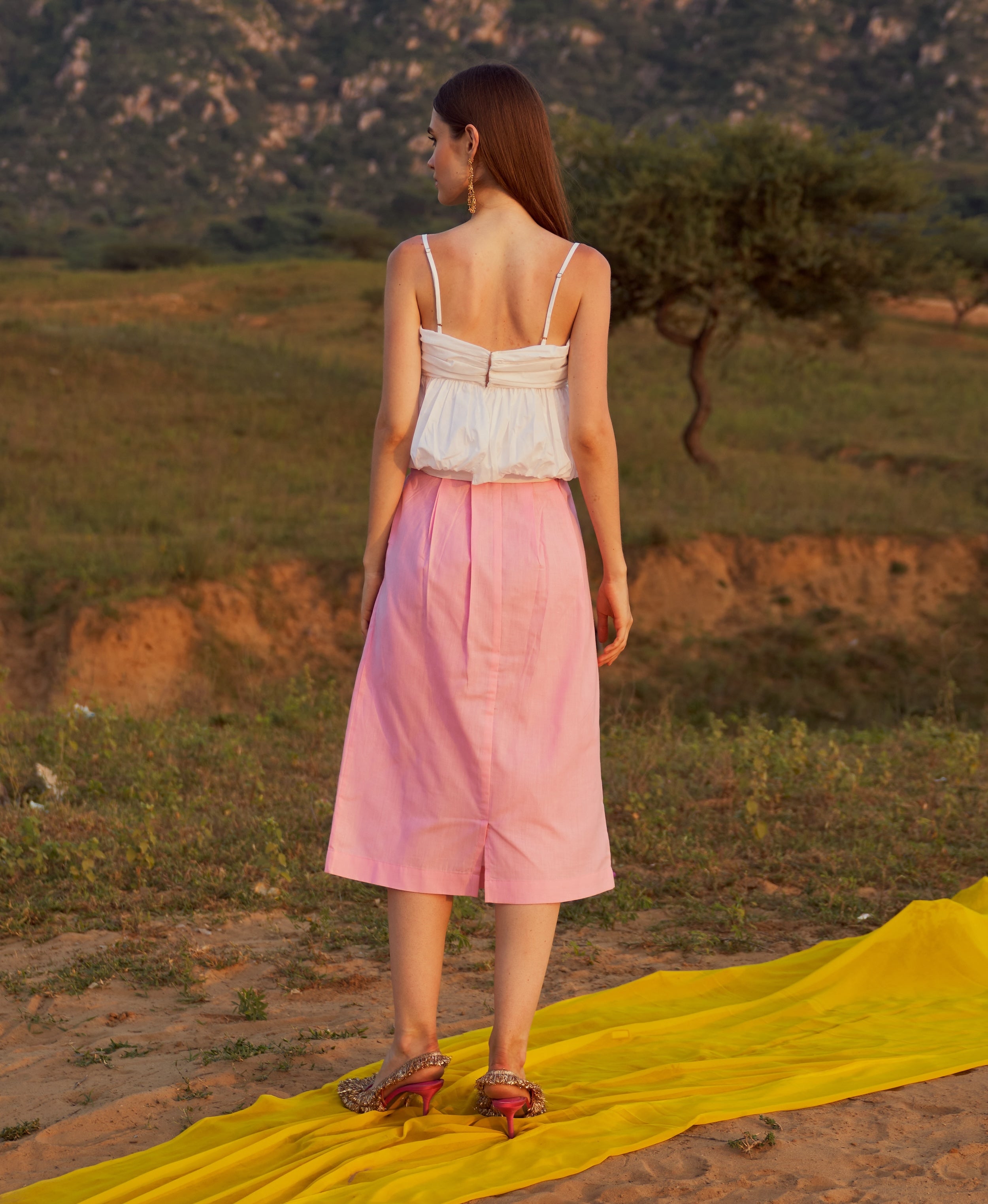Handwowen Cotton Balloon Top