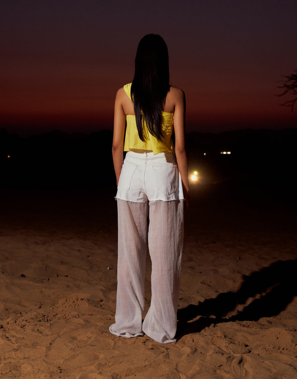 Yellow Handwoven Cotton Top