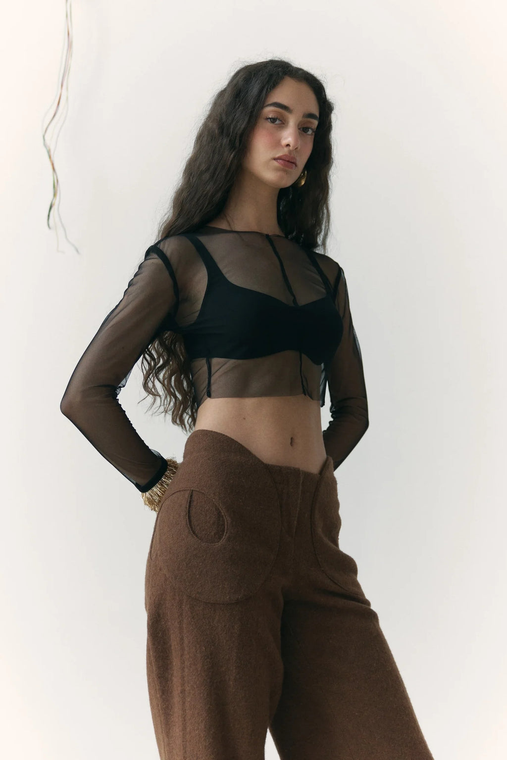 Jalebi Khadi Shawl Wool Trousers