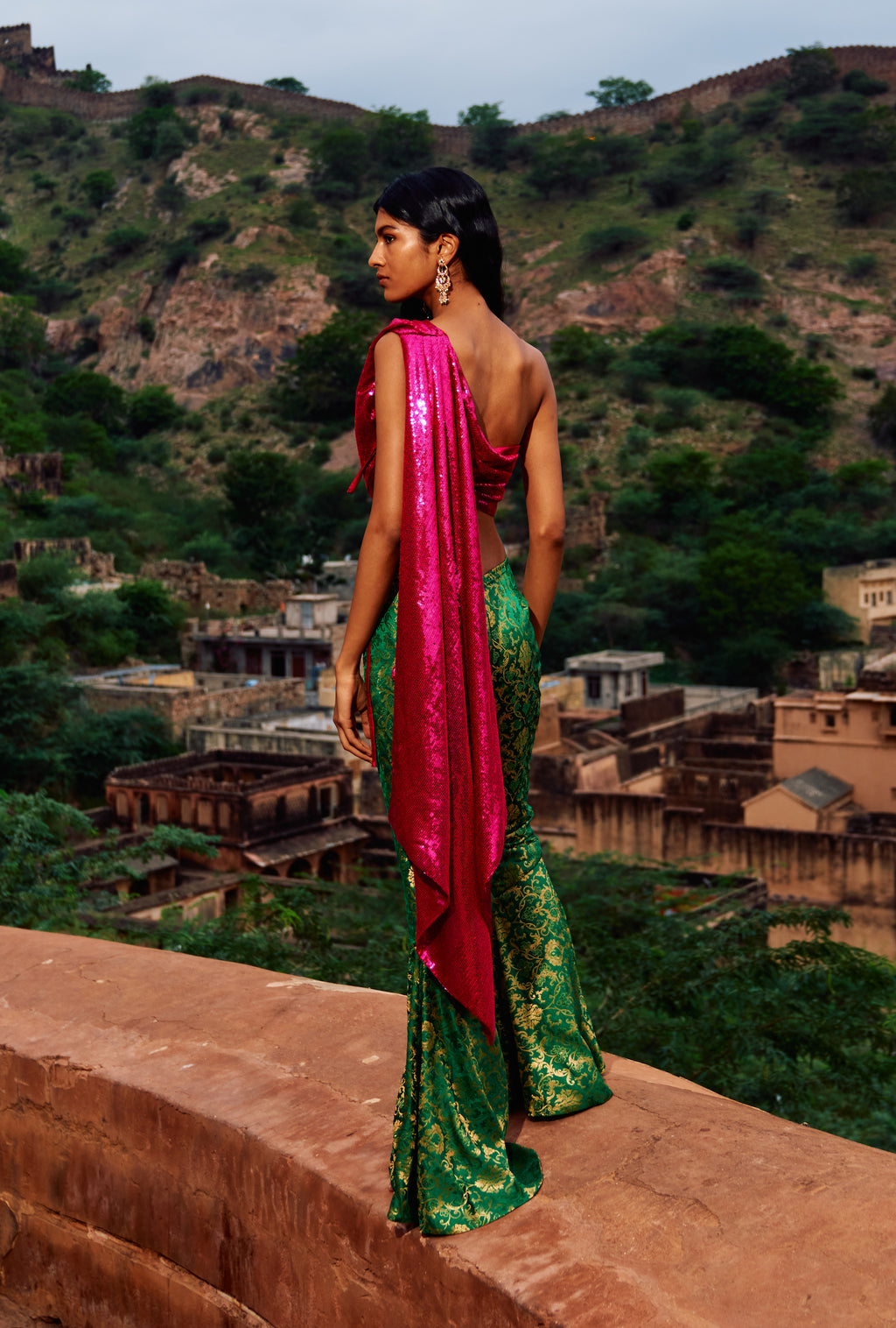 Dupatta Sequin Top