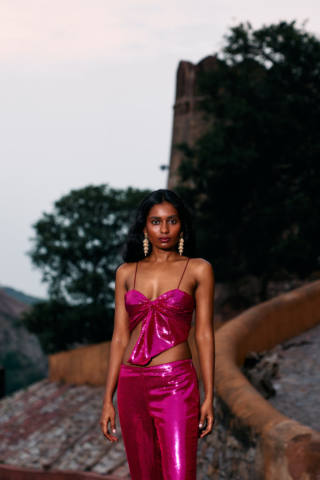Twist Sequin Top