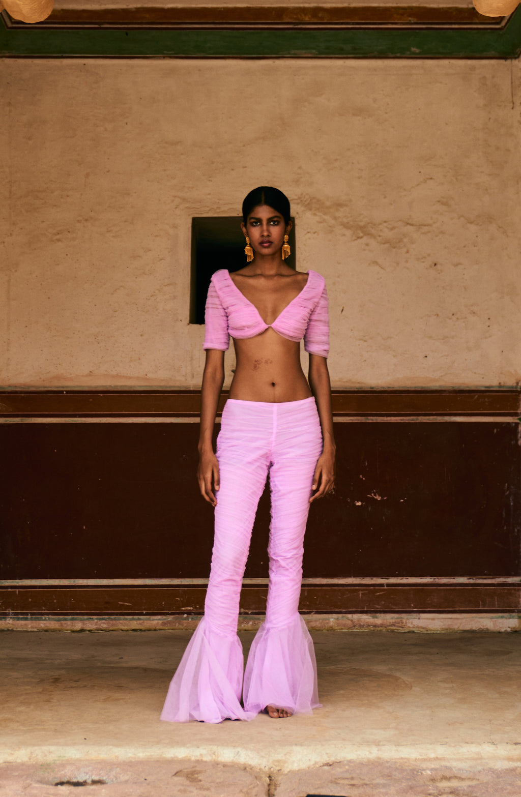 Pink Tulle Trousers